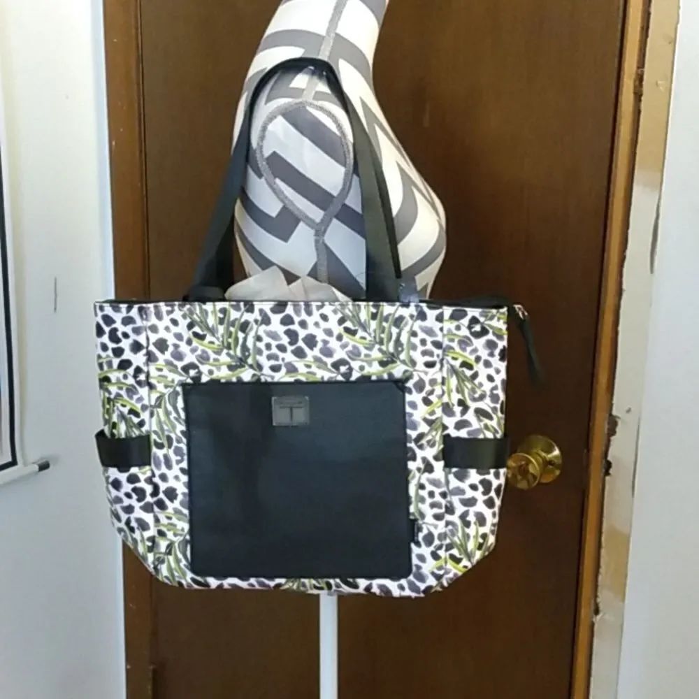 Stylish Black and White Tote Bag